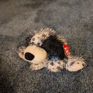 Ty Beanie Baby Dog Plush Punkies Collection Polka Dot